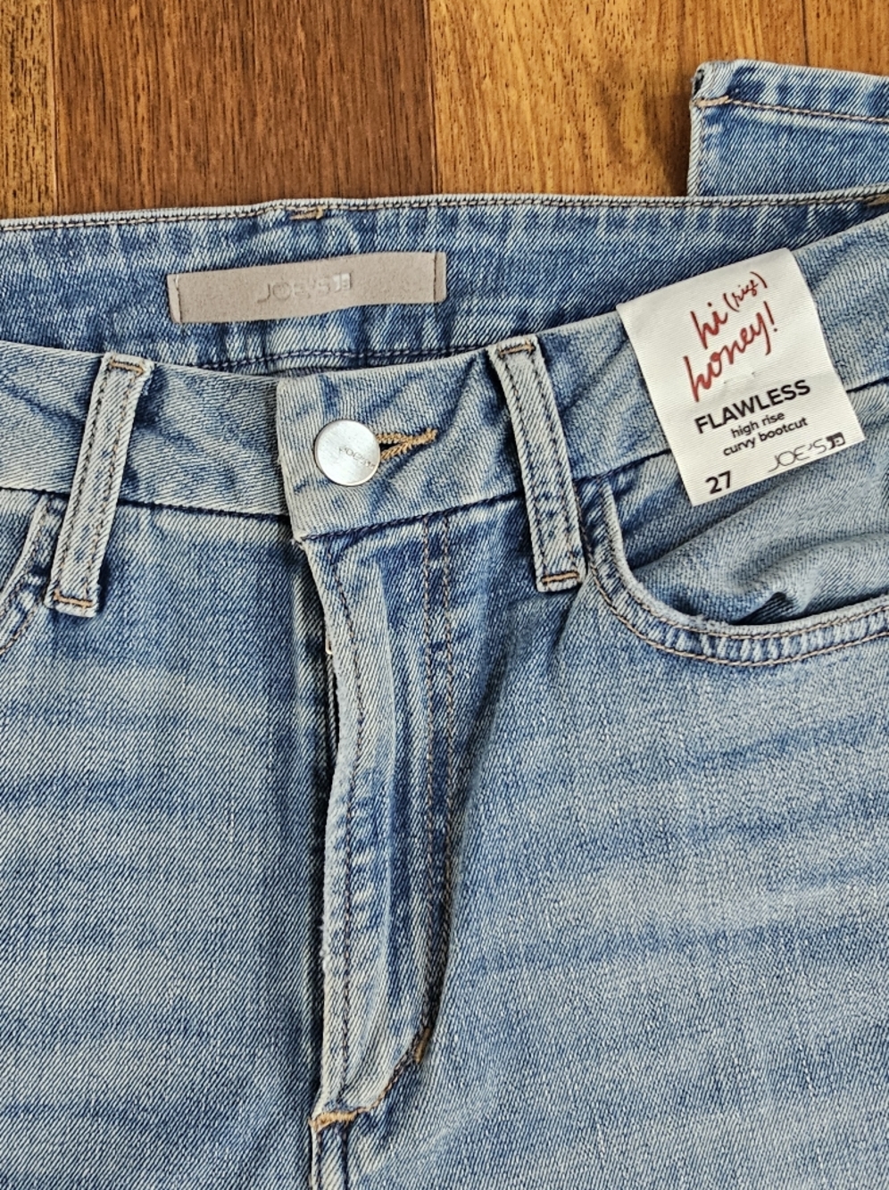 Joe's Jeans Light Blue High-Rise Bootcut Jeans - Picture 2 of 5